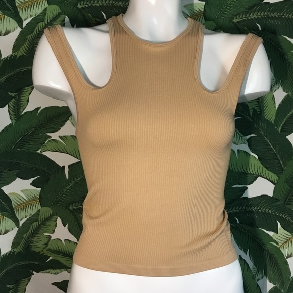 ZARA Crop Top, Nude Color, Size Xsmall Nwt. - Picture 6 of 13